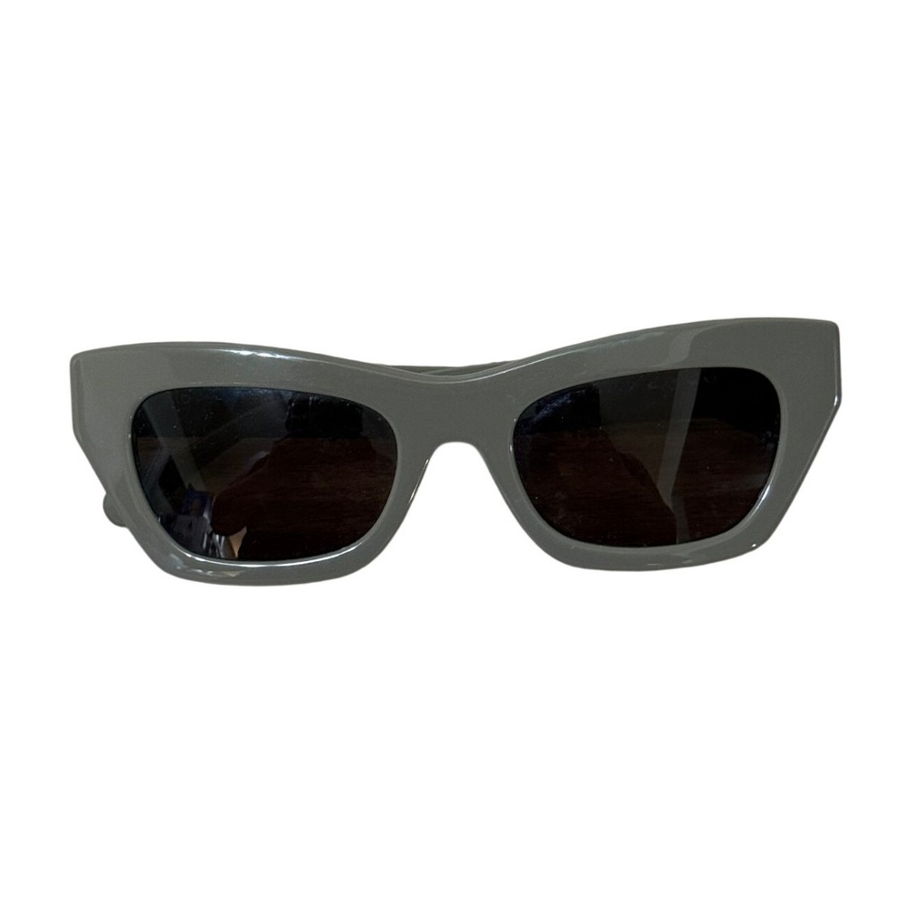 Claire Rose x Apercu Women Sunglasses Rio First Edition Grey Olive Cat Eye Chic‎